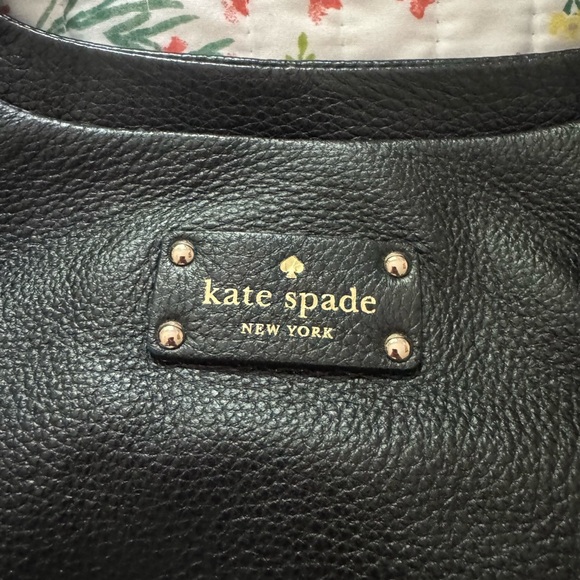 🎉FINAL PRICE🎉 Authentic Kate Spade Leather Handbag - Black - Picture 4 of 8